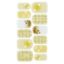 NAILHOLIC(ネイルホリック)推し活ネイルシール06大天才イエロー12枚貼るだけ簡単ハート花推し活黄色ネイルデザインネイルステッカー