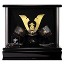 五月人形兜ケース飾りケース飾りアクリルケース禮らいゴールドxブラック横幅28x奥行22x高さ26CMパノラマケースSP24508C-2