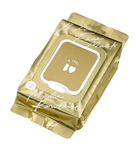 B IDOL(ビーアイドル) ルーティンマスク 01 メイクルーティン 245G/21枚入 新定番 フェイスマスク うるおい ツヤ 朝用 ゴールドのサムネイル