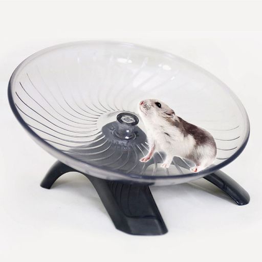 Hitasiハムスター回し車静か円盤ハムスターおもちゃサイレントホイール走るハムスターまわし車安全耐久性小動物用ストレス解消ハリネズミケージアクセサリー理想的な遊び場おしゃれペ…