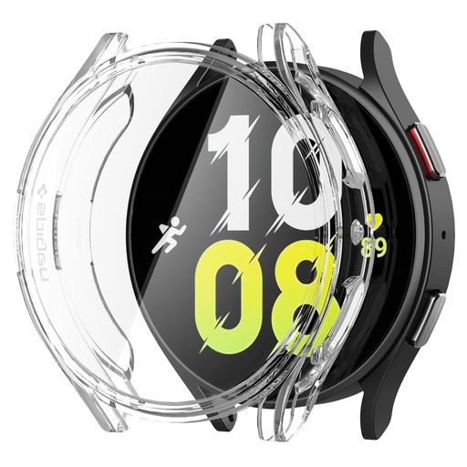SPIGENGALAXYWATCH4ケース44MM体組成測定可能全透明全面クリア耐衝撃画面一体型カバー落下衝撃吸収TPUPC薄型ウルトラ・ハイブリッドACS03475(クリスタル・クリア)