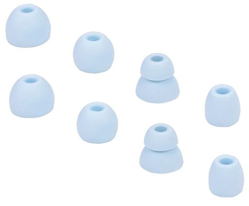 A-FocusイヤーピースイヤーチップPowerbeatsProイヤホン用シリコン製4サイズ4ペアグレイシアブルー(PBP..