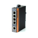 WIWAVW1005-5FE-I産業用5ポートイーサネットスイッチ広範囲動作温度対応(-40~+85°C)超小型/DIN/金属筐体/IP40/UL認証/5年保証