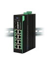 LINOVISION 産業用 8 ポート ギガビット ソーラー POE スイッチ、DC12V/DC24V ~ DC48V 電圧ブースター、合計 POE 240W の IEEE802.3AT、太陽光発電/RV トラック/VOIP システム用 POE 電源(2)