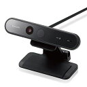 エレコムWEBカメラUCAM-CF20FBBK200万画素フルHD1080p30FPSWindowsHello顔認証対応マイク内蔵ケーブル長1.5mブラック
