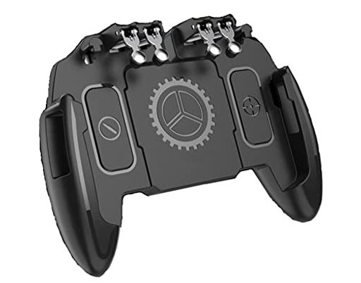 APNショップ(apnshop)【6本指操作可能】スマホゲームパッド引き金式クリック感高感度ジョイスティック射撃ボタン高速反応左右兼用連続射撃電源ボタンと干渉しない無段階調整スタンド機… APNショップ(apnshop)【6本指操作可能】スマホゲームパッド引き金式クリック感高感度ジョイスティック射撃ボタン高速反応左右兼用連続射撃電源ボタンと干渉しない無段階調整スタンド機…