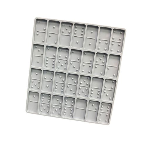 BLOOPICドミノ樹脂型1個セットFineGoodドミノエポキシ樹脂用型シリコン型DIYレジンスターターキット(グ..