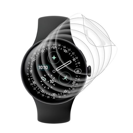 【対応機種·簡単に貼り付け】 対応 Google Pixel Watch 4 41mm フィルム 専用に設計されています。柔らかい TPU素材を採用,フィルム自体のシリコン自己吸着層により、保護フィルムをWatch画面にあわせて嵌め込んで、それから、密着するように黒い炭素繊維の枠を力で押して、簡単に気泡が抜いて行くので、誰でも簡単、綺麗に貼ることができます。 【自己修復機能】従来の製品は、使い続けていくうちに保護ガラスが傷付き、画面が曇って見えるようになってしまっていました。本製品は、保護フィルムの表面に軽微なキズを自己修復する特殊素材を採用!いつまでも明るくキレイな液晶表示をキープします。※特殊フィルム層を超える深いキズや、表面を削るようなキズは跡が残る事がございます。 【高透過率&amp;クリア】:99%以上の高透過率で、元々の画質を損なう事無く、色鮮やかに映し、本来の美しい画面を鮮明に保ち続けます。わずか0.2mmで超薄で透明感が高くて、液晶画面の鮮明度に影響しません。 【高感度タッチ・指紋防止】 滑らかなタッチ感と快適な操作性も兼ね備えています。貼り付けた後は、タッチが敏感で、クリックが正確です。