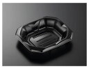 中央化学フードパック使い捨て波音桶20-17F50個入り黒約3.7x17x19.6cm386334