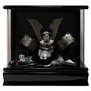 五月人形兜ケース飾りケース飾りアクリルケース禮らいブラック横幅28x奥行22x高さ26CMパノラマケースSP24508C-1