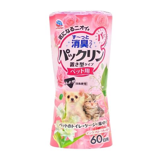 アース・ペットパックリンリキッド置き型タイプピンクフローラルの香り60日用400ML アース・ペットパックリンリキッド置き型タイプピンクフローラルの香り60日用400ML