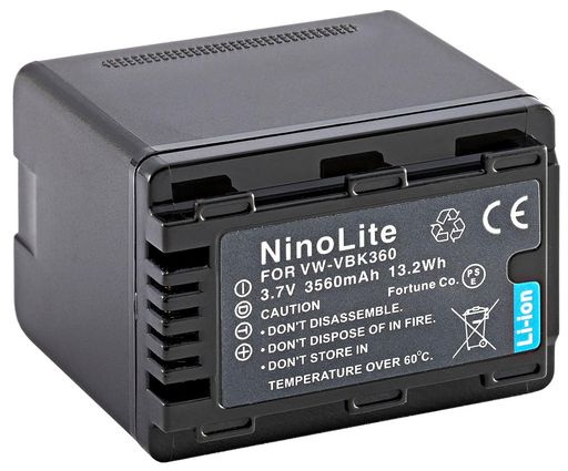 NinoLiteVW-VBK360互換バッテリーパナソ