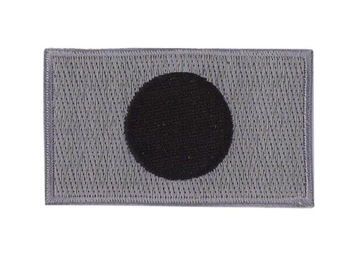 東洋マーク製作所日の丸日本モノクロ刺繍ワッペンアイロン接着WP-20