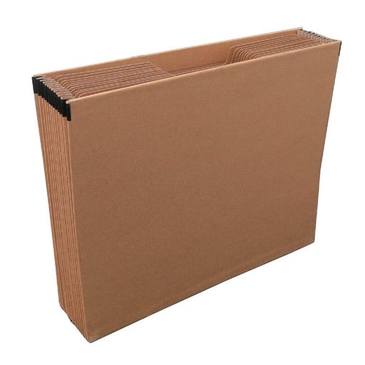 アイ・エスドキュメントスタンドA4サイズ12ポケットクラフト色紙製ISDF-03