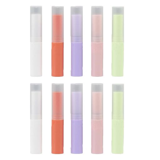 YANHUILAYリップクリームチューブリップ容器【10個セット】リップケース3g口紅容器回転式化粧品容器詰..