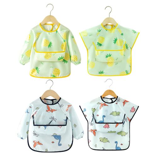 [ミラシック]お食事エプロン4枚セットTN-BFANベビークール100