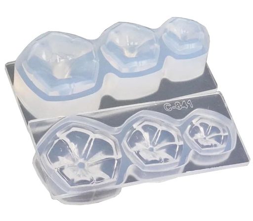 亀島商店ソフトモールド朝顔立体モールドホビー用ツールC-841