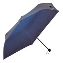 アンビープラス(Umbe+)完全遮光遮熱軽量生地メタリックグラデーション柄ミニ傘55cmx6Rブラックxブルー504-55M