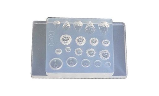 亀島商店ソフトモールドミニフルーツ4種ホビー用ツールC-704