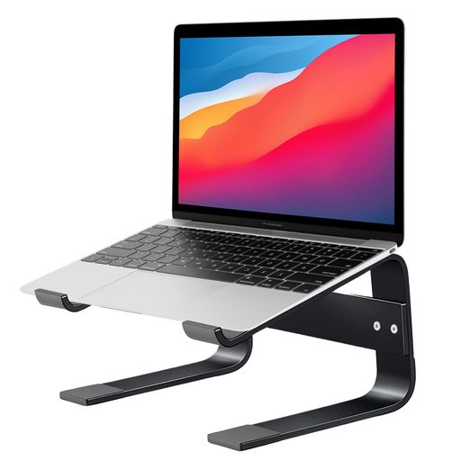 ノートパソコンスタンドPCスタンドパソコンデスク高さ姿勢折り畳み式角度調整可能10~17インチのデバイス、ラップトップ、タブレット用、折りたたみ式ノートパソコンスタンド高さ/角度…の商品画像