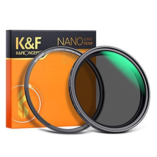 K&F CONCEPT 82MM マグネット可変NDフィルターND2-ND32 X状ムラ無し 日本製AGC光学ガラス HD超解像力 ..