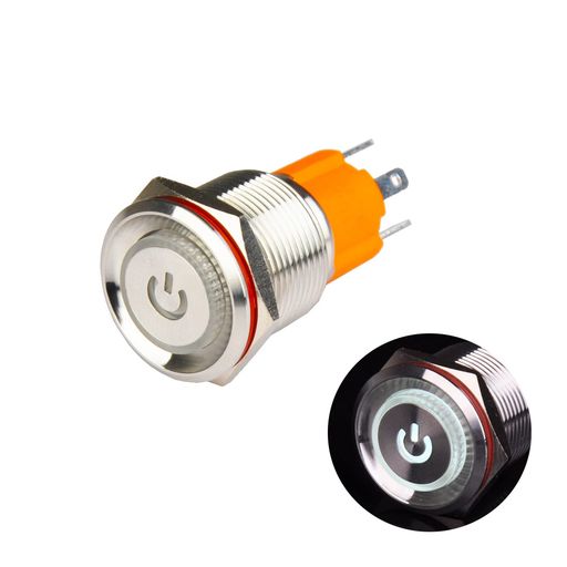 Hosiakly10A/100Våܥ󥹥å륿͡ŸޡLEDIP67ɿ19mmץ顼դ(10A/110V19mm)