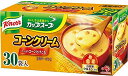 内容量:コーンクリーム(17.6g)×30袋 カロリー:【1食当たり】エネルギー76kcal 原材料:スイートコーン、でん粉、砂糖、クリーミングパウダー、デキストリン、食用加工油脂、食塩、乳糖、全粉乳、オニオン、チーズ、じゃがいも、コーンバターパウダー、バターソテーオニオンパウダー、濃縮ホエイ、乳たん白、チキンエキス、酵母エキス、香辛料、うきみ(クルトン)/調味料(アミノ酸等)、膨脹剤、(一部に小麦・乳成分・大豆・鶏肉を含む) 商品サイズ(高さ×奥行×幅):121mm×260mm×91mm 原産国:日本