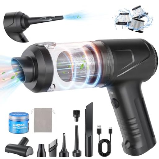 ALIOBCハンディクリーナー多機能車用掃除機コードレスハンディ掃除機12000Paの吸引力7種類のノズル2段階調整LED照明一人暮らし用家庭用卓上車内クリーナー吸引力調整低騒音USB充電式軽量設… ALIOBCハンディクリーナー多機能車用掃除機コードレスハンディ掃除機12000Paの吸引力7種類のノズル2段階調整LED照明一人暮らし用家庭用卓上車内クリーナー吸引力調整低騒音USB充電式軽量設…