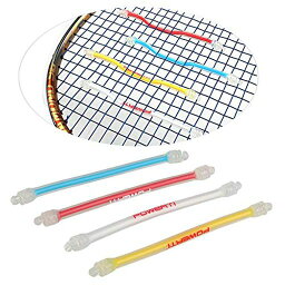 SETOKAYA スカッシュ テニスラケット用 ー 振動吸収 振動止め 4色セット WQBZ-01-105