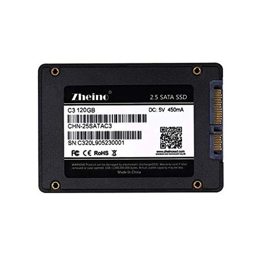 ZHEINO SATA SSD 120GB ¢SSD C3 2.5 7MM 3D NAND  SATA3 6GB/S
