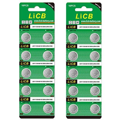 LICB LR1130 20個 ボタン電池 アルカリ 電池 LICB LR1130 20個 ボタン電池 アルカリ 電池