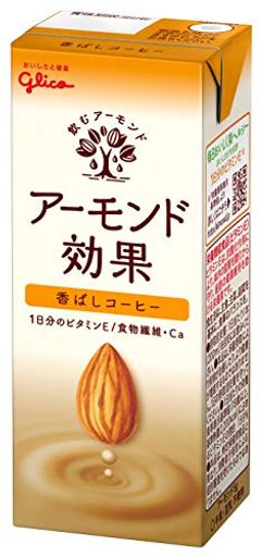 グリコ アーモンド効果 香ばしコーヒー アーモンドミルク 常温保存可能 200ml×24本