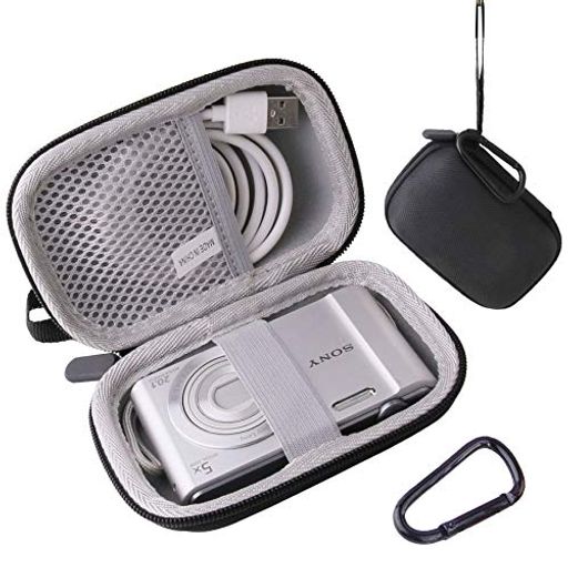 ソニーSONYデジタルカメラCyber-shotDSC-W830/WX350/WX500専用保護収納ケース-waiyuJP(黒)