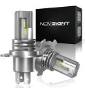 NOVSIGHTH4LEDヘッドライトHI/LO切替ファンレス取り付け簡単高性能チップ搭載車/バイク用爆光車検対応6倍明るさアップ50WDC9-32V6000K...