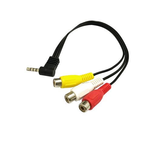 AUX変換/ビデオ入力ケーブル (0.3m) 3.5mm 4極(オス)端子をRCA(ピンプラグ)へ変換するケーブル。 OTORAM互換/交換可能な アルパイン (ALPINE) AUX 変換/ビデオ入力ケーブル ナビ/ディスプレイオーディオ向けドライブレコーダー接続用ケーブルアルパインカーナビ/ディスプレイオーディオ向けドライブレコーダー接続用ケーブル。 OTORAM互換/交換可能な アルパイン (ALPINE) AUX 変換/ビデオ入力ケーブル ナビ/ディスプレイオーディオ向けドライブレコーダー接続用ケーブルアルパインディスプレイオーディオへのアナログ機器の接続に使用できます。
