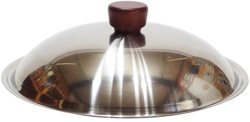 サイズ(約):外径26.2x高さ5.2cm、全高/8.0cm 本体重量(約):280g 素材・材質:蓋/ステンレス、蓋ツマミ/木 生産国:日本