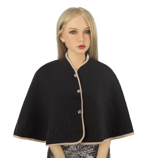 [FakeFace]肩ウォーマー女性一年中肩保温サポーター冷え対策中高年産後者高齢者ルームウェア寝ながら防寒・防風性肩当ポンチョ深夜勉強デスク作業防寒着暖かい部屋オフィス男女兼用敬…