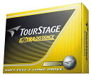 BRIDGESTONE(ブリヂストン) ゴルフボール TOURSTAGE エクストラディスタンス 1ダース( 12個入り) イエロー TEYX