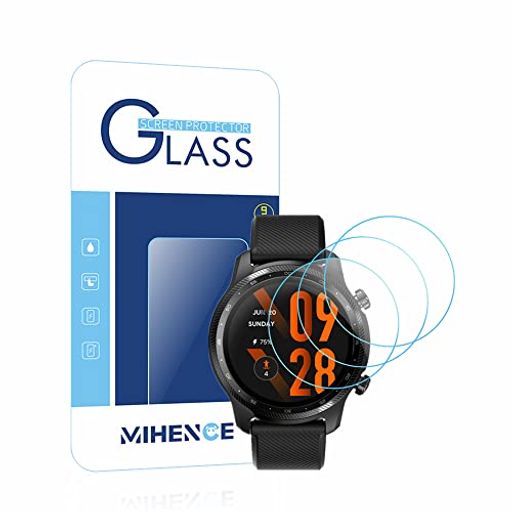 【3枚入り】 MIHENCE COMPATIBLE WITH TICWATCH PRO 3 ULTRA GPS 保護フィルム 9H ガラス保護フィルム 対応 TICWATCH PRO 3 ULTRA GPS/..