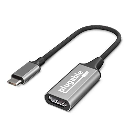 PLUGABLE USBC - HDMI 2.0 変換アダプター、2018 IPAD PRO、2018 MACBOOK AIR、2018/2017 MACBOOK PRO、SURFACE BOOK 2、その他の USB-C または THUNDERBOLT
