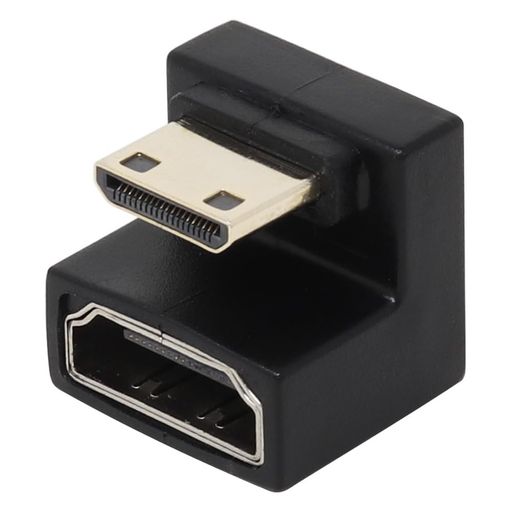 アイネックス HDMIミニ - HDMI変換アダプタ U型 下向き ADV-212
