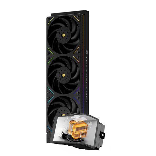 [ヒートシンク冷却パラメータ] CPUクーラーのサイズは403x120x52mm、冷却ヘッドは120.1x80x107mm、ウォーターポンプの回転数は6400RPMプラスマイナス10%、電圧はDC 12Vです。さらに、最高回転数2150RPMのファン3基との連携により、クーラーがCPU温度を効果的に冷却することを保証します [CPUファン仕様] TL-UB36、CPUファンサイズ 360x120x25mm、回転数: 2150RPMプラスマイナス10%、騒音レベル小さいか等しい27DBA、インターフェース: 4ピンPWM、風圧: 2.87mm H2O、風量:69CFM、S-FDB V2ベアリングによりリフトアップ時のファンブレード振動問題を解決、PWM機能搭載でCPU温度に応じて自動速度調整が可能 [6.67インチ3D曲面スクリーン] 磁気吸着冷却ヘッド付き2K 60Hz曲面スクリーンは分解が容易で、2400x1080解像度は視野角安定性に優れています。色を正確に再現し、映像をよりリアルで繊細に表現。優れた視覚安定性を実現します [TRCCソフトウェア] 各種データ監視および曲面スクリーンの開閉にはTRCCソフトウェアによる制御が必要です。