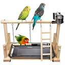 LIKENNYバードトイ鳥休憩場所オウムブランコ鳥の遊び場鳥の巣鳥かご支え棚鳥グッズ遊園地吊下げタイプ玩具噛む玩具原木