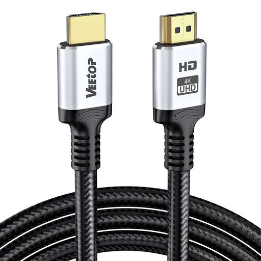 Veetop4KHDMIケーブル4K60HzHDMI2.0規格18Gbps4096x2160pHDR/ARC/3D/HEC/高速イーサネット対応プレミア..