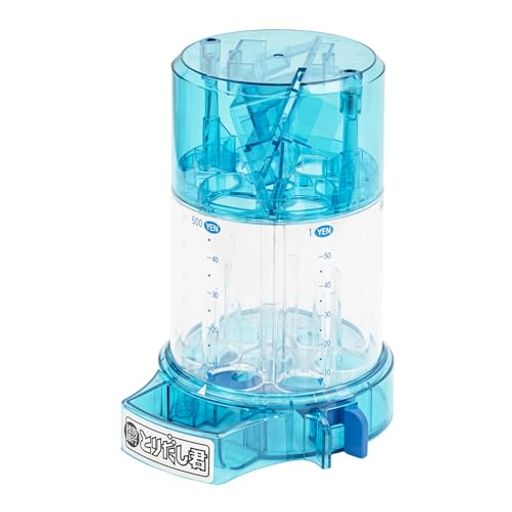 トイボックス貯金箱ブルー13x15x18.7cm1047C銭別銀行とりだし君プラスチック458.136歳以上