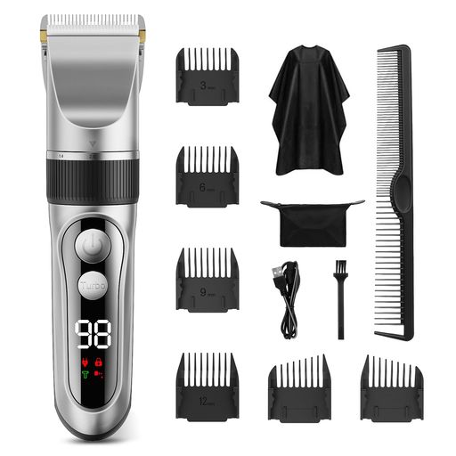 【2025新発売・日本製刃】バリカンメンズ防水usb-c充電式コードレス8種類ガイドコーム3段階スピード/5..