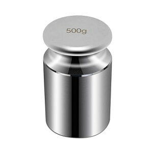 HFS(R)分銅500G単体0.5KGはかり秤用測定器おもり天秤てんびん校正分銅高精度力学実験化学物理学クロムメッキ校正グラムスケールM2