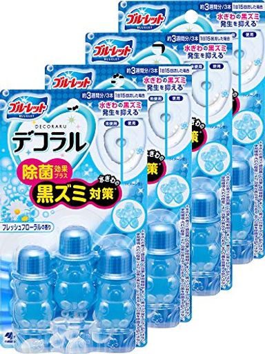【まとめ買い】ブルーレットデコラル除菌効果プラス トイレ便器の内側 香りと汚れ着付防止の花びらジェル フレッシュフローラル 約21日分×4個 【まとめ買い】ブルーレットデコラル除菌効果プラス トイレ便器の内側 香りと汚れ着付防止の花びらジェル フレッシュフローラル 約21日分×4個