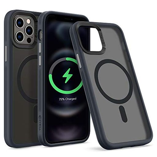 CYRILL BY SPIGEN | シリル 半透明 MAGSAFE IPHONE 12 / IPHONE 12 PRO 用 ケース 磁石 超 米軍MIL規格取得 マット感 SGS認証 黄ばみなし レンズ保護 6.1インチ アイフォン12 プロ 用カバー