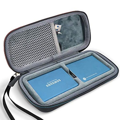 PROCASE gxn[hP[X ϏՌn[hEVAގ n[hfBXN2[ Ή@: T5 / T3 PORTABLE 250GB 500GB 1TB 2TB SSD USB 3.1 Ot\bhXe[ghCu -ubN